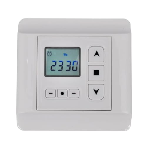 vidaXL Kontroller für Drehmotor-Rollladen Timer Zeitschaltuhr Rolladenmotor