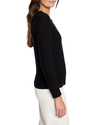 NIC+ZOE Women's Baby Garter Crew Neck Sweater3