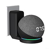 Marchfunny Wall Mount Holder For Echo Dot 5Th 4Th Generation Cable Management Storage Bracket Space Saving Organizer For Living Room Bedroom Black White(black) - Image 7