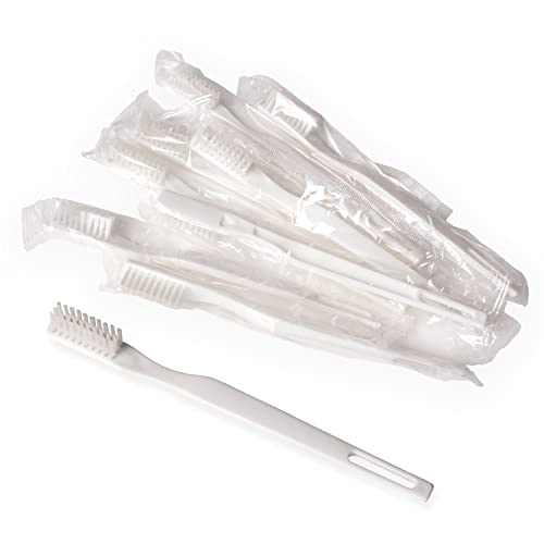 Zahnbürste für Erwachsene, einzeln verpackt, 30 Tuft, weiche Nylonborsten, 144 Stück – Bild 8