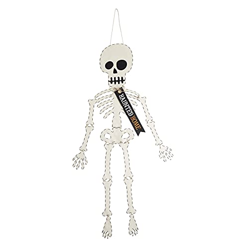 Mud Pie Halloween Skeleton Door Hanger