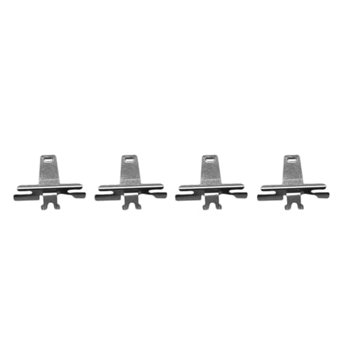 Image of Detroit Axle - Rear Ceramic Brake Pads for 2014 2015 2016 | Chevrolet Spark EV, Brake Pads with Hardware Assembly Replacement