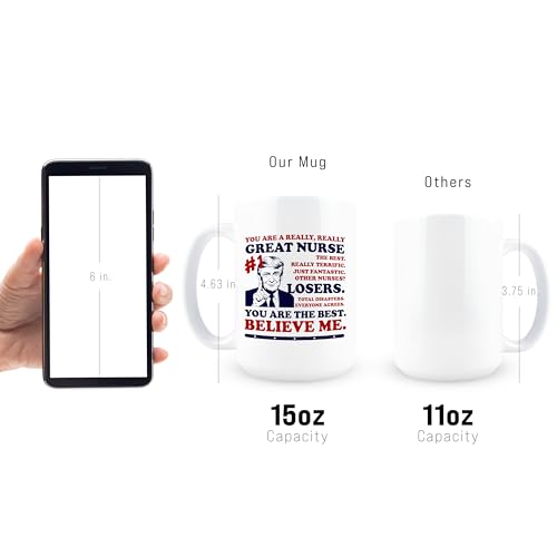Taza de cerámica Hogg Best Nurse Ever 15 oz miniatura 4