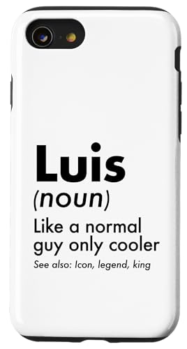 Luis Like A Normal Guy Only Cooler Legend King �t�@�[�X�g�l�[�� �X�}�z�P�[�X iPhone SE (2020) / 7 / 8 �p