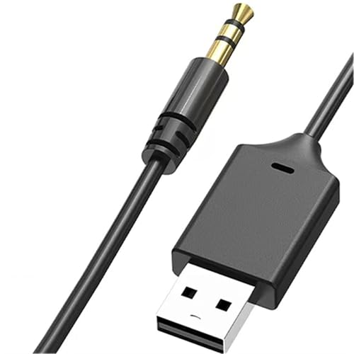 AUX Bluetooth 5.4 Receiver, Auxiliary Audio to Bluetooth 5.4 Adapter, 3.5mm Wireless Audio Receiver, Supports Hands-Free Calling Compatible Devices, Suitable for Home/Car Speakers/Stereo Sound Systems