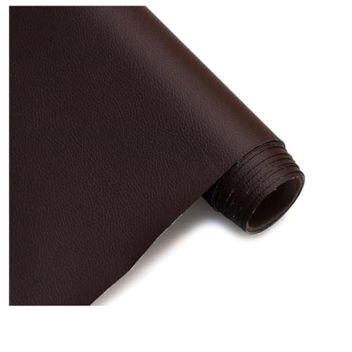 Simili cuir d'ameublement chocolat vinyle résistant facile à nettoyer