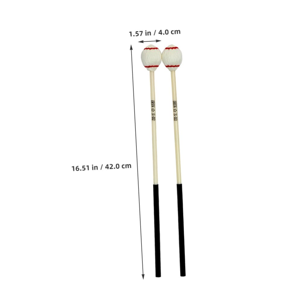 ibasenice 2paare Musikalische Für Marimba Xylophon Teiliges Langlebig Mit Praktischem Ständer Für Musikliebhaber Sicheres Material Geschenkidee