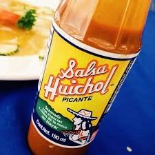 Miniatura 2 de Juego de 3: Salsa gourmet Huichol Salsa Picante, con Lima y Habanera Roja, botellas de 6.5 oz