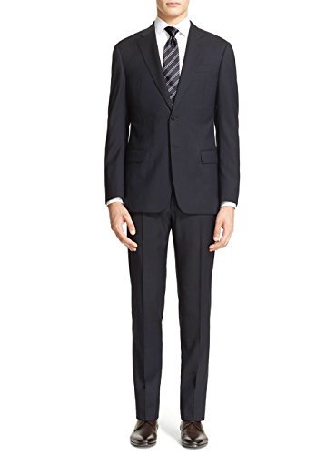 GN Luciano Men's 2 Button Modern Fit Two Piece Suit Pinstripe Jacket Pant