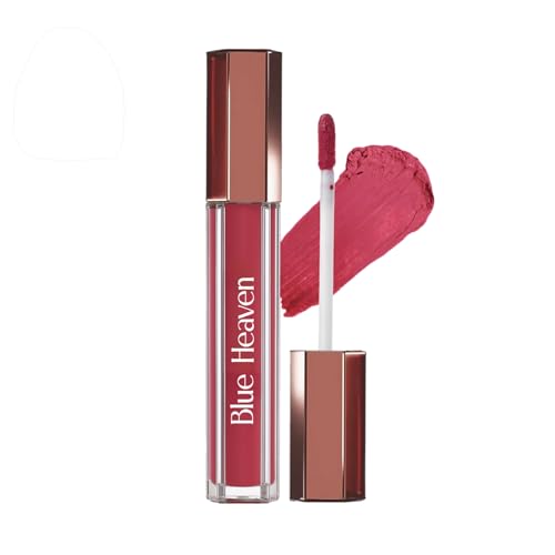 Image of Blue Heaven Roseate Lip Cream| Light Weight Mousse Texture | Hydrating & Plumping Liquid Lipstick for women | Enriched with Peptides, Hyaluronic Acid & Cocoa Butter | Its Roseate | 3.5ml