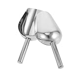 TOYANDONA 2 Piezas Palas de Hielo de Acero Inoxidable de Cucharones Multiusos para Cocina Congelador y Bar Resistentes y Versátiles para Harina Granos y Cubitos