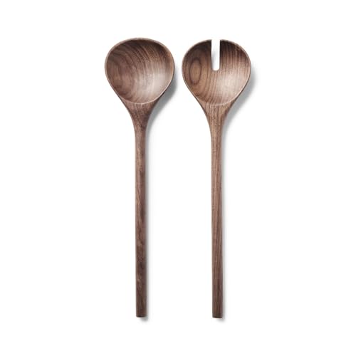 Sur La Table Black Walnut Servers, Set of 2, Brown