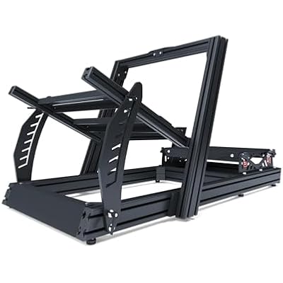 GT Omega HYBRID Cockpit - Durable Aluminium Sim Racing Cockpit - Formula Pedal Tray