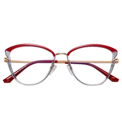Image of Shiratori Blue Light Blocking Glasses with TR90 Cat Eye Frame , Computer Glasses - Anti Eyestrain & UV Glare Protection