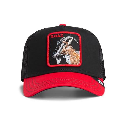 Image of Goorin Bros. Trucker Hat for Men and Women, Black (Undisputed Goat), One Size