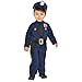 Amscan 844044 Baby Cop Cat Costume 12-24 Months Old, Navy Blue