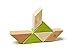 6 Piece Tegu Pocket Pouch Prism Magnetic Wooden Block Set, Jungle