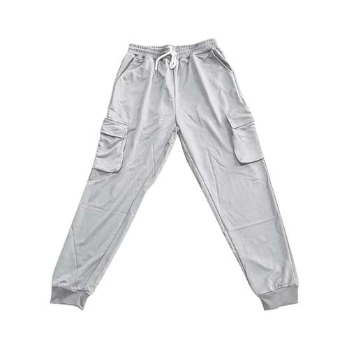 Men's Cargo Pants Casual Drawstring Elastic Waist Sweatpants Comfy Fashion Breathable Quick Dry Lounge Hiking Outfits4