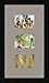 Produktbild Bilderrahmen multivues TV Grey 3 Foto(s) 13x9 Passepartout, Wand Bilderrahmen 23x42 cm Schwarz, 3 cm breit