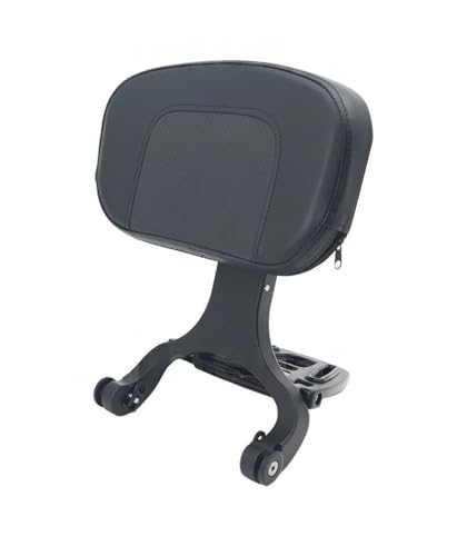 Coussin de dossier moto polyvalent à support de bagages rabattable