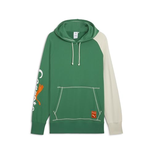 PUMA Mens Carrots Graphic Hoodie Casual Outerwear Casual - Green - Size M