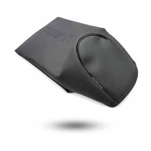 Image of Prime Quality Lether Finish Seat Cover Black with Meter Seat Cover Compatible with Yamahe Ray ZR 125 New Model 2025