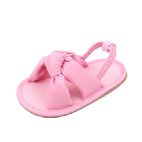 sandal toddler Boy Sandals Comfort Premium Summer Outdoor Casual Beach Shoes With Flower Bowknot Anti (Red, 4.5 Infant)