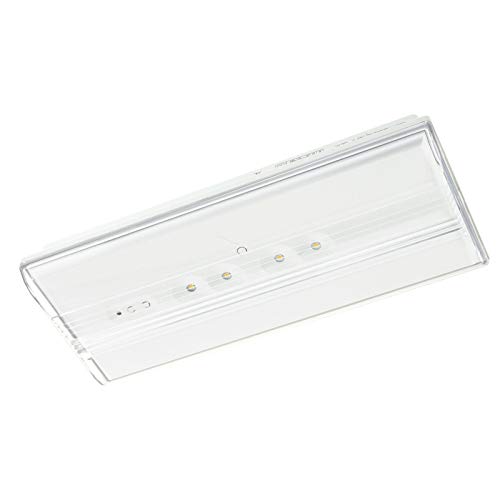 ZEMPER-LDF3100C Luz de emergencia Recargable LED 100Lúmenes 4000K 0,6W empotrable o superficie IP65 IP42 Iluminación de Emergencia Led