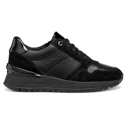 Geox D Desya baskets femme en cuir confortables