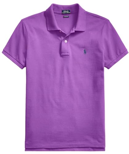 Image of Polo Ralph Lauren Women's Classic Fit Mesh Polo Shirt, PalomaPurple, Small