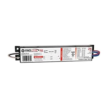 Ge Ultramax Proline Electronic Ballast 120 277 Volt Instant Start Ballast Normal Ballast Factor Ballast For Fluorescent Light 1 Or 2 Lamp T12 Electric Plugs Amazon Com