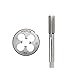 2pcs Left Hand Machine Tap and Die Set, Metric Screw Thread Tap Drill Machine Plug Tap Die MINGPING (Color : 2pcs M18x1.5 Set)