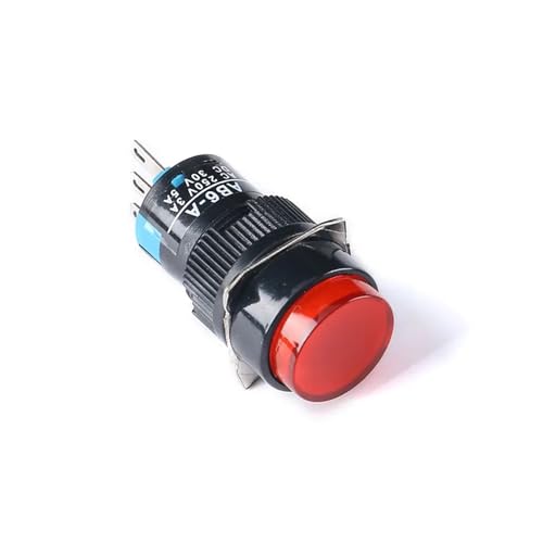 Interrupteur bouton-poussoir autobloquant 16mm résistant pour remplacer un commutateur