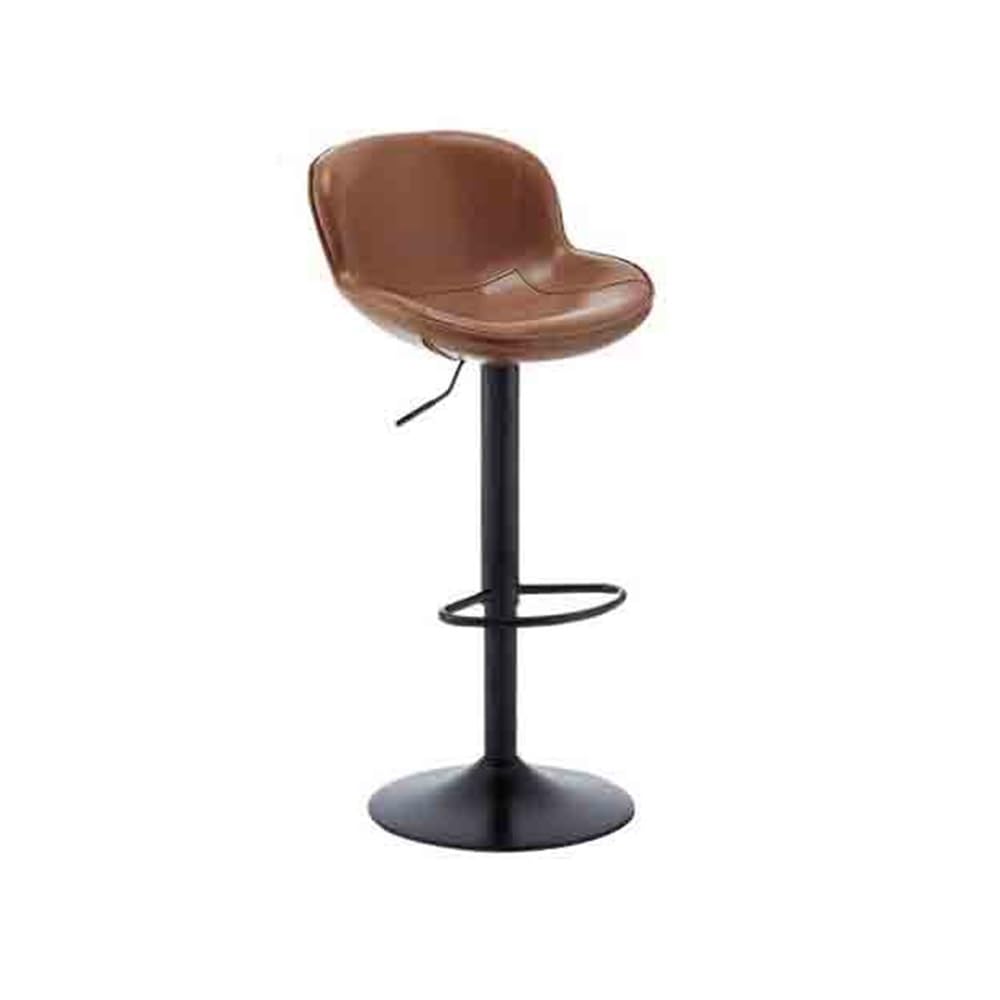 Chaise haute de bar pour petit-déjeuner et îlot central de cuisine moderne