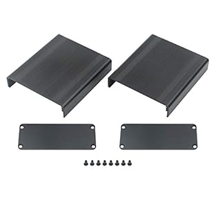 Size: The project box external Size: 100 mm x 88 mm x 38 mm ( 3.9 x 3.5 x 1.5 inch ); Internal Size: 79.3 mm x 35 mm ( 3.1 x 1.4 inch ); thickness: 1.6 mm (0.06 inch) Material: Heavy duty extruded aluminum material. Excellent electrical conductivity,...