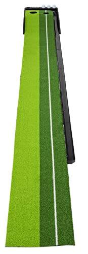 Balancefrom Putting Green With Automatic Ball Return - Portable Practice Mat For Indoor And Outdoor Use - Includes 3 Bonus Golf Balls #TOP2