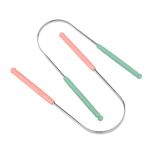 DECORNIJIA Raschietto Per Lingua Orale in Acciaio Resistente Bordi Smussati, Puliscilingua Riutilizzabile Per Adulti, Strumento Per Orale e Riduzione Dell'alito Sgradevole