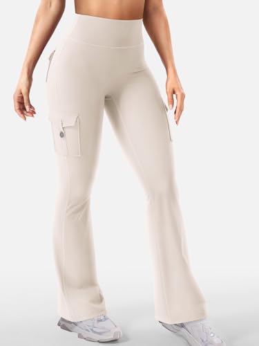 Image of YEOREO CoreFlex Women Workout Flare Leggings