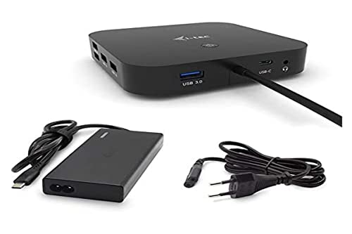 I-TEC USB-C Dual DISP DOCKINGUK Station 100W + CHARGER-C77WUK