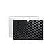 VacFun Lot de 2 Film de Protection d'écran Arrière, compatible avec Lenovo ideaPad Miix 310 10.1", Film Arrière en Noir Fibre de Carbone Skin Peau