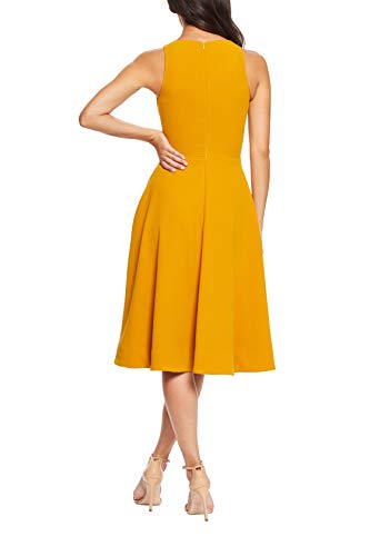 Image of Dress the Population Women's Catalina Solid Sleeveless Fit & Flare Midi Dress