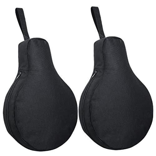 BRIGHTFUFU 2Pcs Portable Camping Cookware Organizer Bag Cutlery Holder for Cast Iron Skillets Storage for Outdoor Cooking and Travel Camp Kitchen Accessory