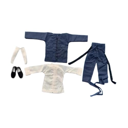 mophrati Muñeca miniatura con abrigo a escala 1/6, abrigo masculino con pantalones, uniforme, figuras de acción que hacen que el modelo sea más realista y atractivo, de muñeca vestir con ropa