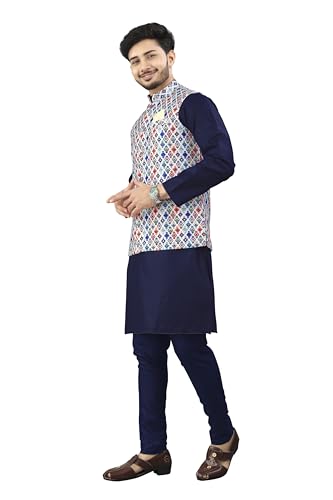 Image of Trustous Traditional Men's Kurta Koti Set (3 PCS SET)