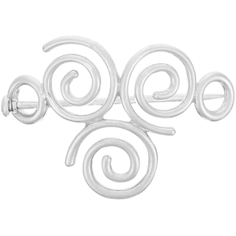 FRCOLOR Viking Silver Hair Clips for Women Cover