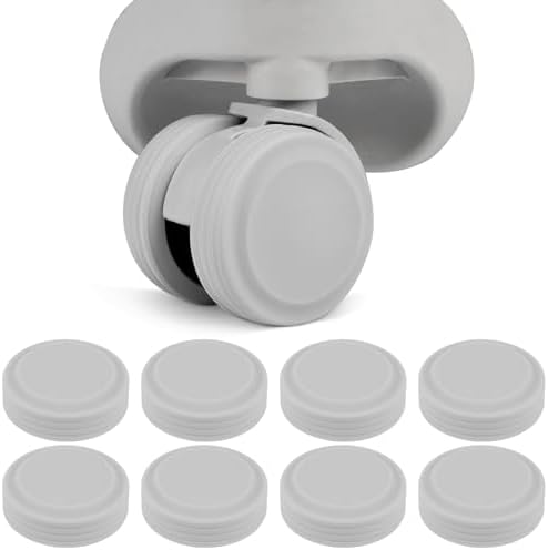 AKURIEEY Luggage Wheel Covers, 8 Pcs Suitcase