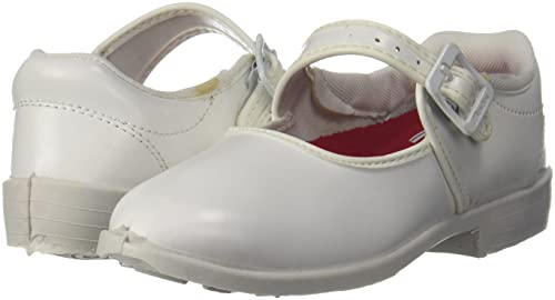 Image of Bata Girl's Slip-On School Shoes - White (1Kids UK)