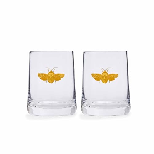 Creatures of Curiosity Tumbler Set of 2, Gold