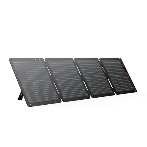 Image of Jackery SolarSaga 100W Air Solar Panel, 23% Conversion Efficiency Bifacial Panels, IP65 Waterproof, Foldable and Portable Solar Charger for Power Stations, RVs, Camping, Off-Grid Life, and PV Charging