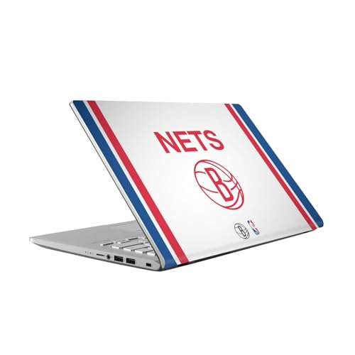 Peau Autocollant ASUS Vivobook 14 contre les rayures Design Rétro NBA Brooklyn Nets